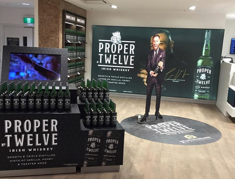 Conor McGregor открытие магазина в сиднейском аэропорту