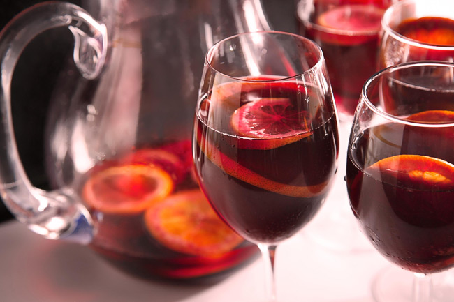 Классическая сангрия на красном вине